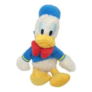 Disney Parks Donald Duck Shaggy Plush 15" Stuffed Animal Toy Sailor Suit Hat